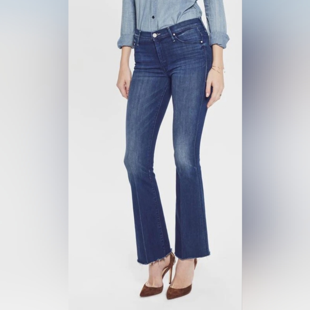 MOTHER the weekender fray jeans
